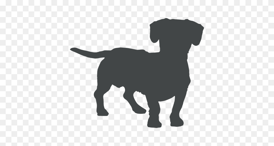 Dog Silhouette Playing, Animal, Canine, Mammal, Pet Free Png