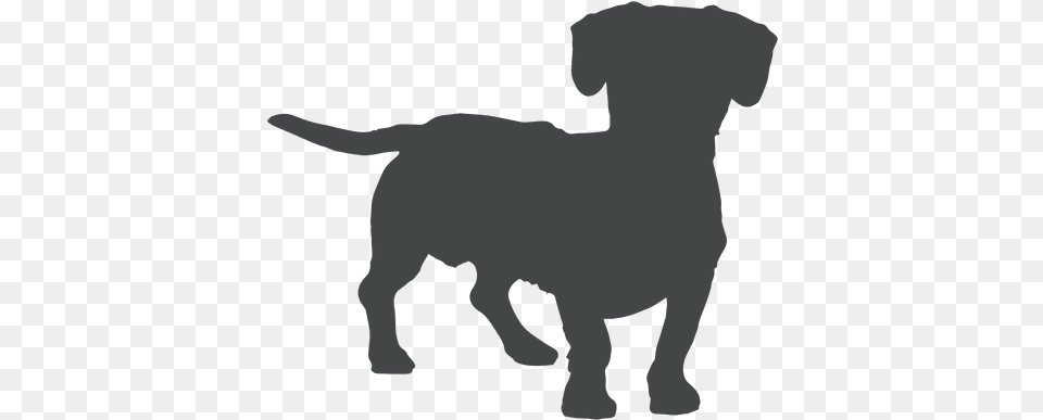 Dog Silhouette Playing, Animal, Canine, Mammal, Pet Free Png Download