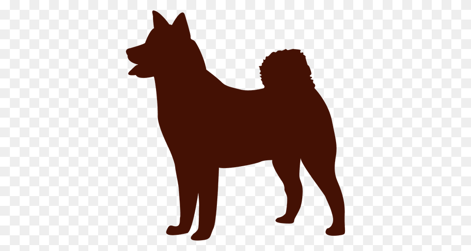 Dog Silhouette Puppy, Animal, Pet, Canine, Mammal Png Image