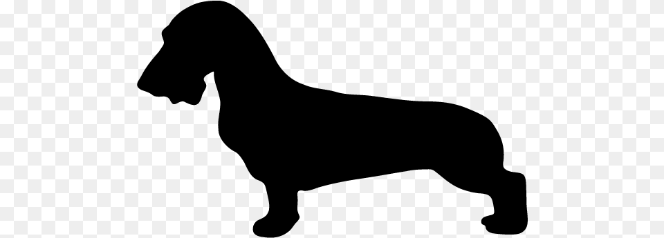 Dog Silhouettes, Gray Png