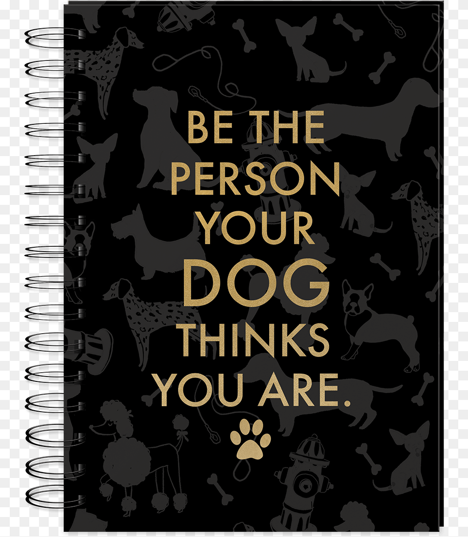 Dog Silhouettes Spiral Bound Journal, Book, Publication, Mammal, Animal Png Image