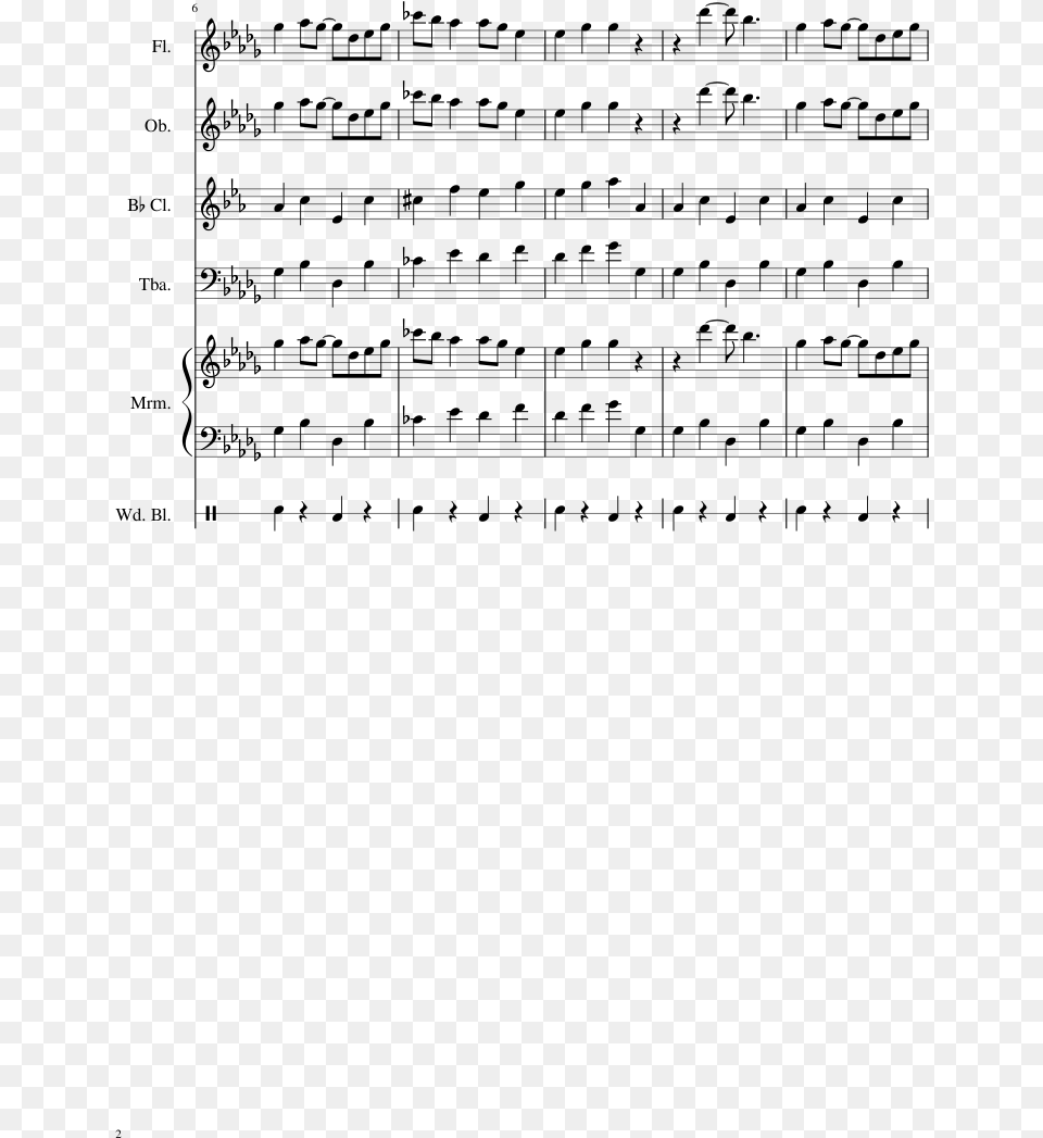 Dog Song Undertale Sheet Music, Gray Png