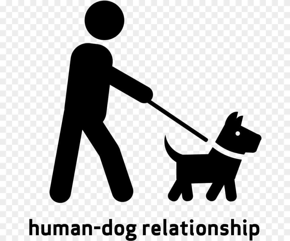 Dog Walking, Gray Free Png