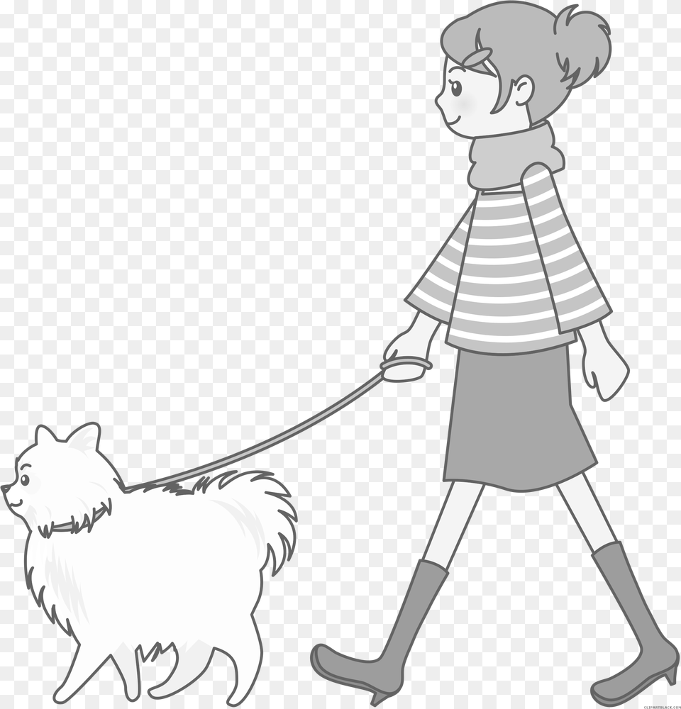 Dog Walking Clipart Free Clip Art Dog Walking, Baby, Person, Face, Head Png Image
