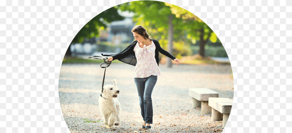 Dog Walking Jobs Vancouver Release The Hounds Lady Walking With Dog, Photography, Person, Clothing, Pants Free Transparent Png