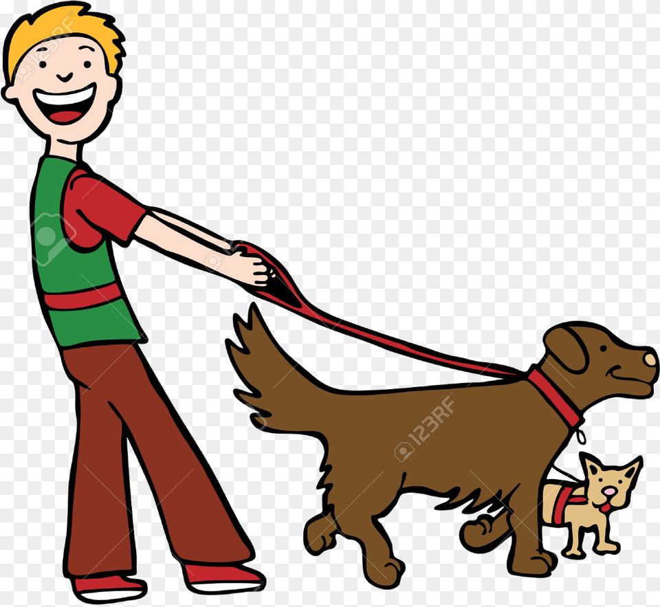 Dog Walking Man Clipart Best Transparent Man Walking Dog Clipart, Woman, Person, Female, Adult Free Png Download