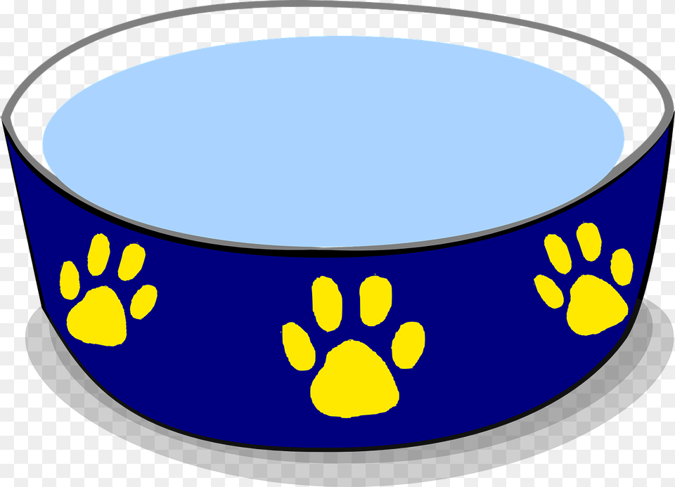 Dog Water Bowl Clipart, Soup Bowl, Food, Meal, Tub Png Image