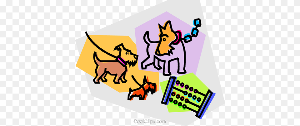 Dog With An Abacus Royalty Vector Clip Art Illustration, People, Person Png Image