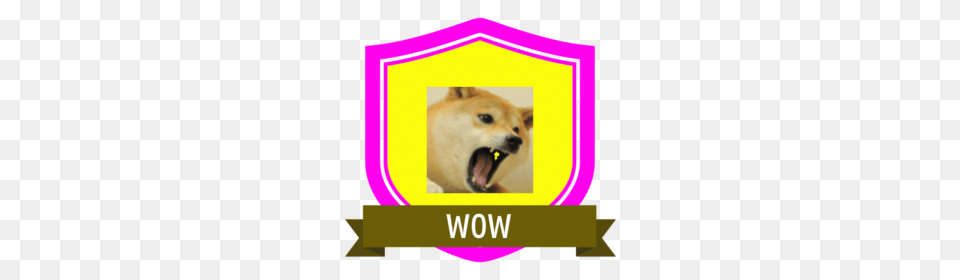 Doge Award Credly, Animal, Canine, Dog, Mammal Png Image