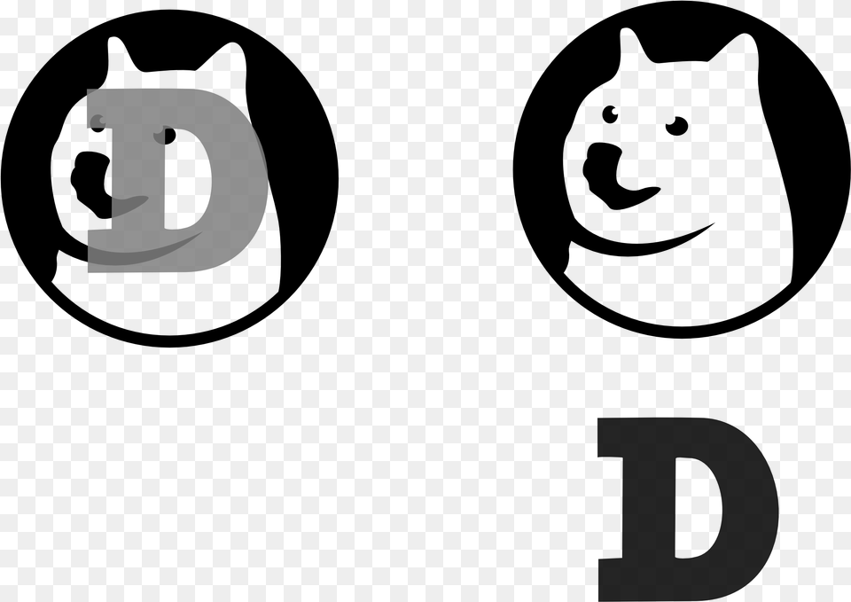 Doge Coin Dogecoin Cartoon, Text Png