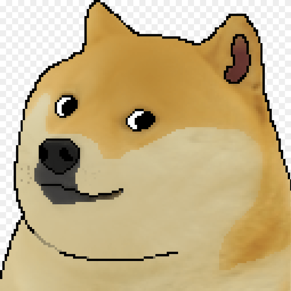 Doge Meme Pixel Art Download Doge Meme Pixel Art, Animal, Pet, Canine, Dog Free Png