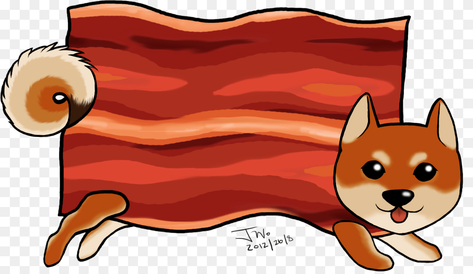 Doge With Bacon Doge With Bacon Bacon Doge, Food, Meat, Pork, Baby Png Image