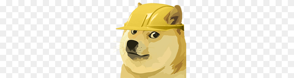 Doge Worker Helmet, Clothing, Hardhat Free Transparent Png