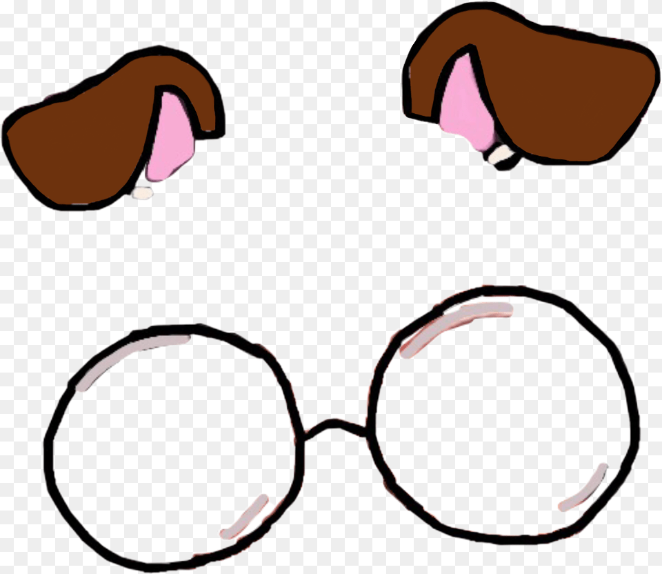 Dogears Snapchat Snapchatfilter Glassesfilter Glasses Snapchat Glasses Filter, Accessories, Smoke Pipe, Sunglasses, Goggles Png