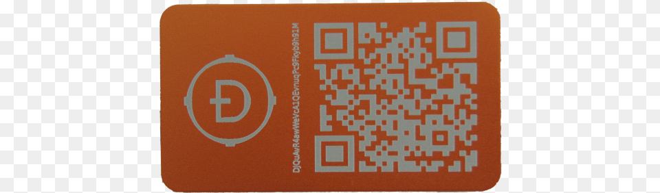 Dogecoin Cold Storage Metal Wallet From Bitstashers Qr Code, Text, Qr Code Png