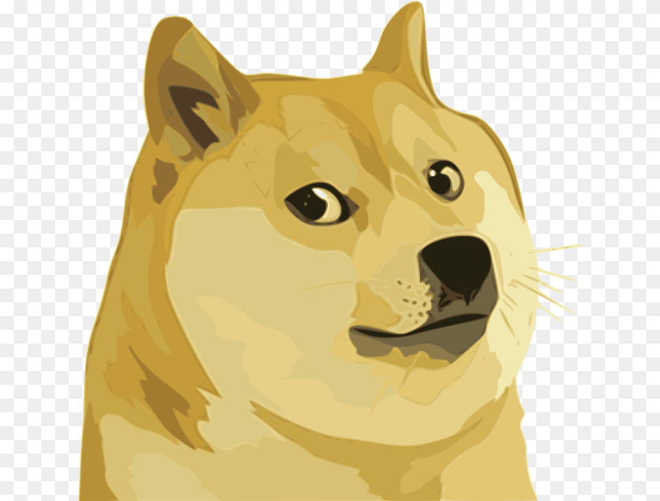 Dogecoin Logo Doge Gamer, Animal, Mammal, Person, Wildlife Free Png Download