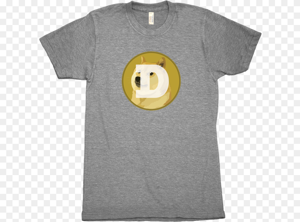 Dogecoin T Shirt, Clothing, T-shirt, Tape, Ball Free Png Download