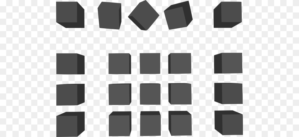 Dogface Jim Simple Grey Cubes Svg Clip Arts 600 X Png Image