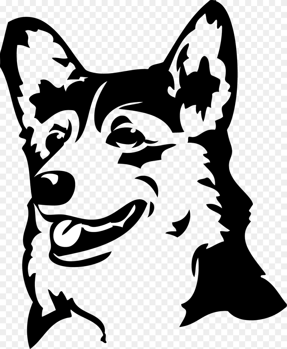 Doggie Corgi Cricut Dogs, Stencil, Baby, Person Free Png