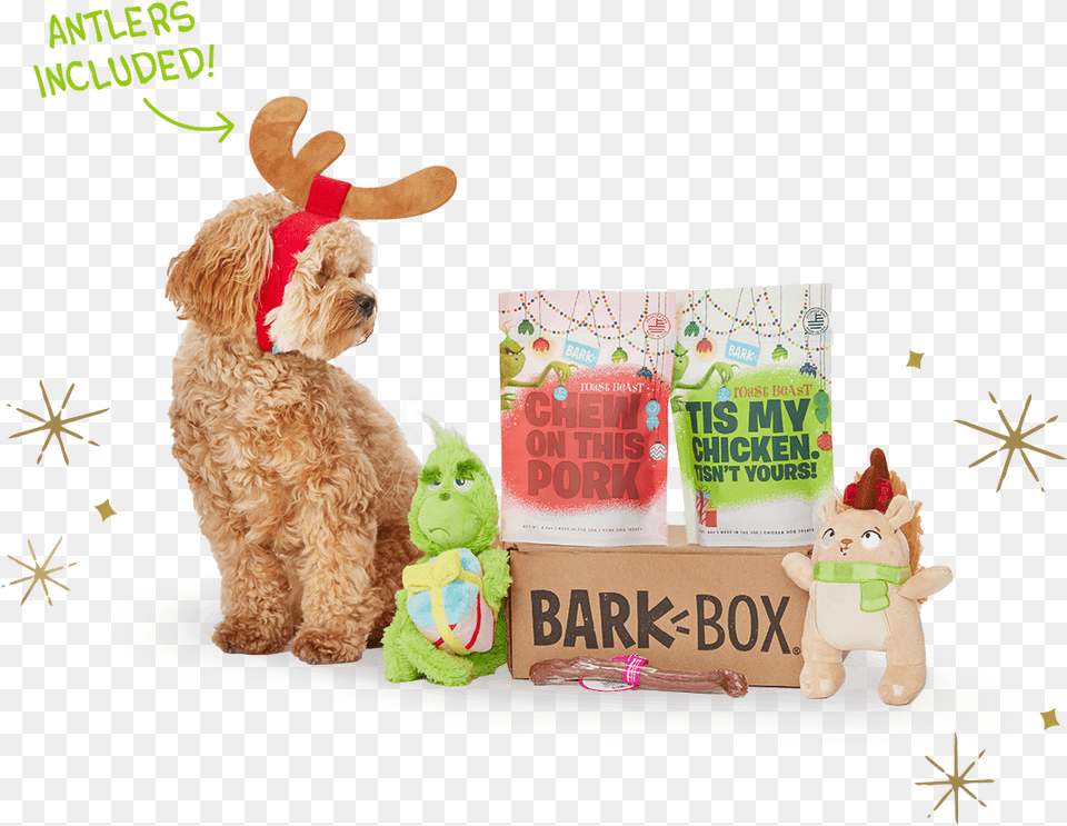 Doggo Download Barkbox Grinch Toy, Plush, Pet, Mammal, Ice Cream Free Transparent Png