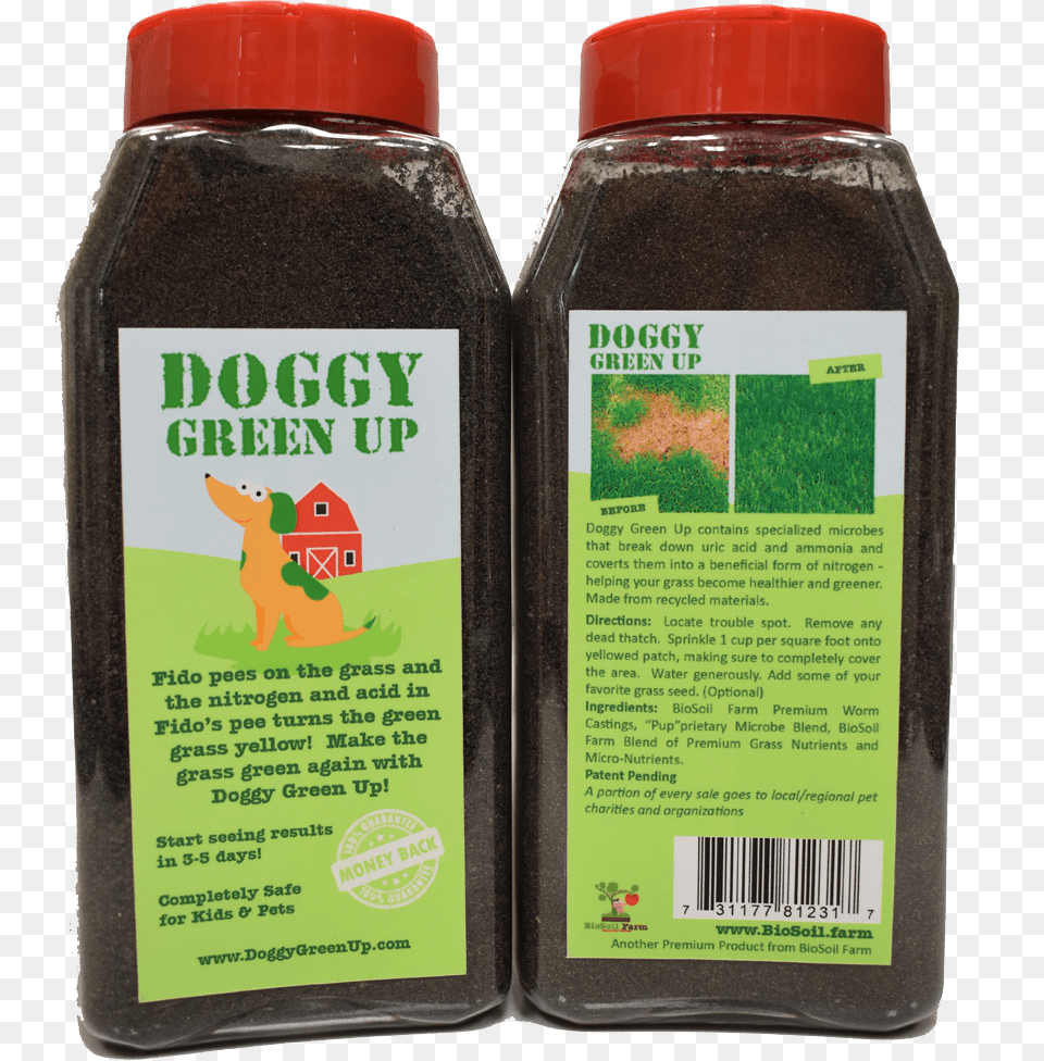 Doggy Green Up Is Available At Local Retailers Or On Reptile, Bottle, Cosmetics, Perfume, Food Free Png Download