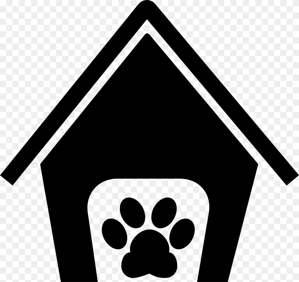 Doghouse Clipart Pet Hotel Pets Icon, Stencil Free Png
