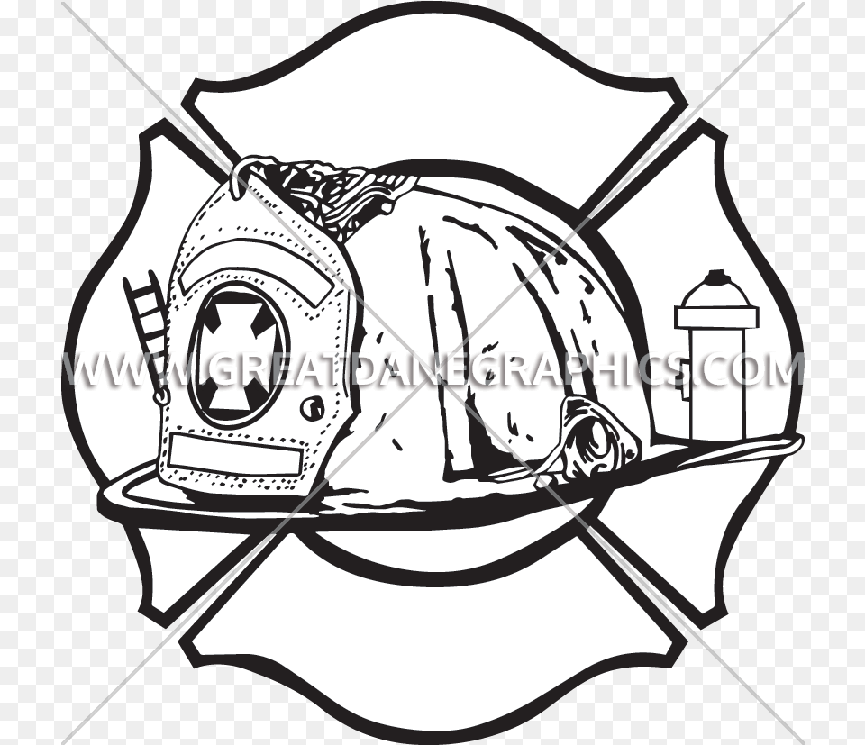 Dogs Clipart Firefighter Black Fire Department Maltese Fire Fighter Sticker For Helmet Free Png