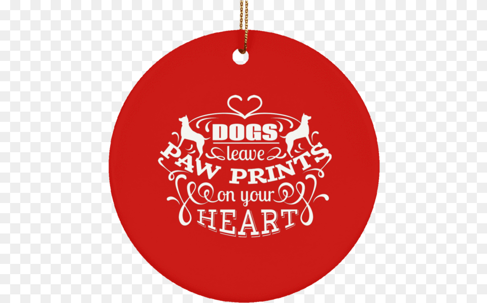 Dogs Leave Paw Prints On Your Heart Christmas Ornaments Christmas Ornament, Accessories Free Transparent Png