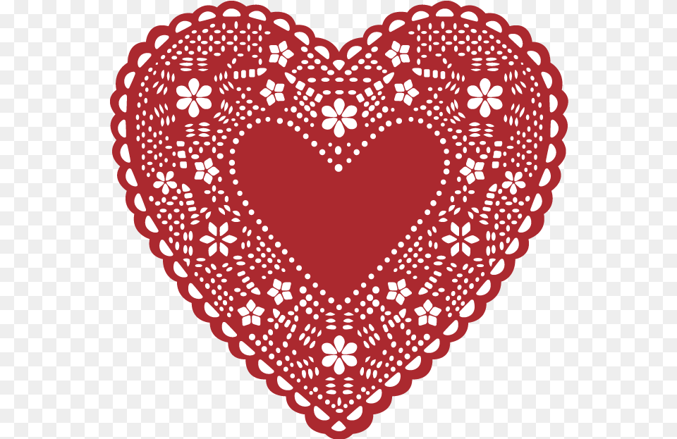 Doily Heart Clip Art Stock Files Love Valentines Day Hearts, Lace Png Image