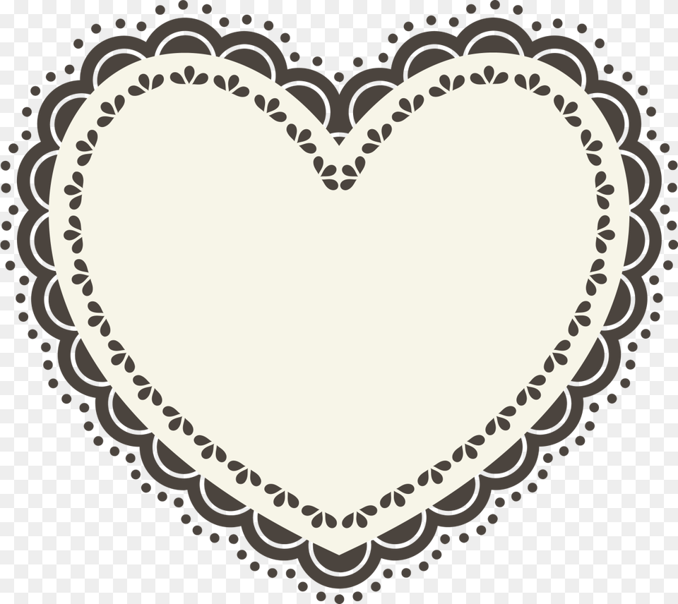 Doily Heart Clipart Link Di San Valentino Png Image