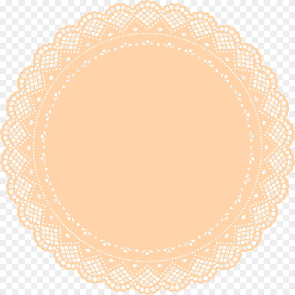 Doily Pattern Clipart, Oval, Home Decor, Lace Free Png