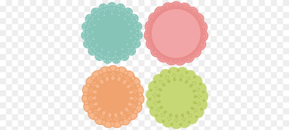 Doily Set Svg Cutting Files Doily Cut Files For Scrapbooking Doily Clipart Background, Home Decor, Rug Png Image