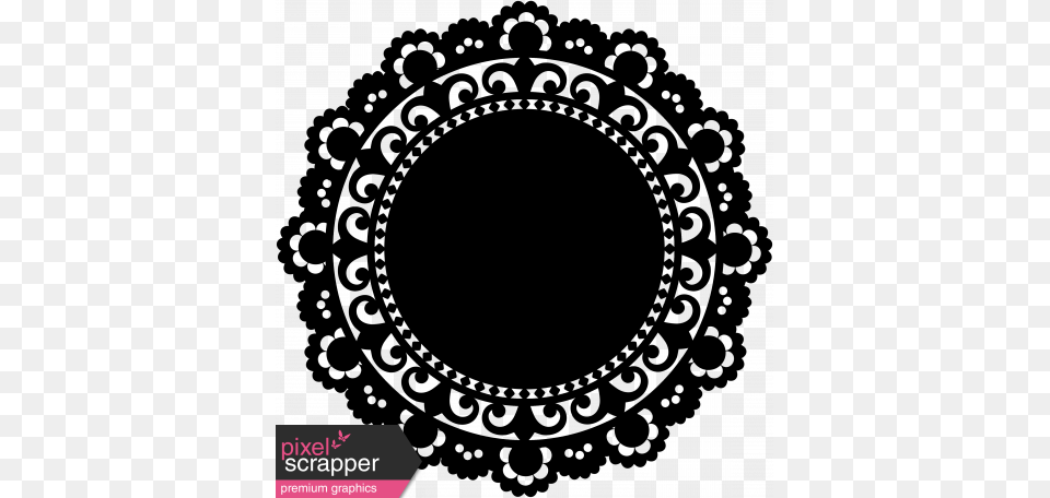 Doily Shape Graphic, Lace Free Png Download