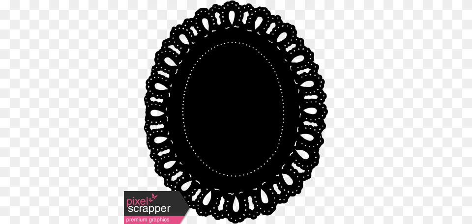 Doily Shape Mask Graphic, Home Decor, Wristwatch, Rug Free Png