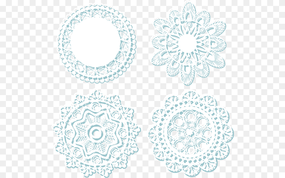 Doily Vector Crochet Coccolithophores Bloom, Lace, Machine, Wheel Free Transparent Png