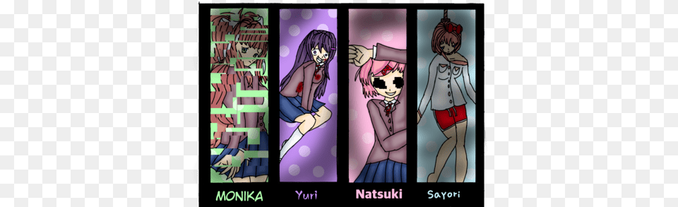 Doki Doki Literature Club Doki Doki Literature Club Comic, Book, Comics, Publication, Manga Free Png