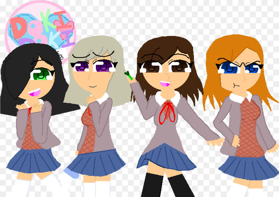 Doki Doki Literature Club Oc, Book, Comics, Publication, Baby Free Transparent Png