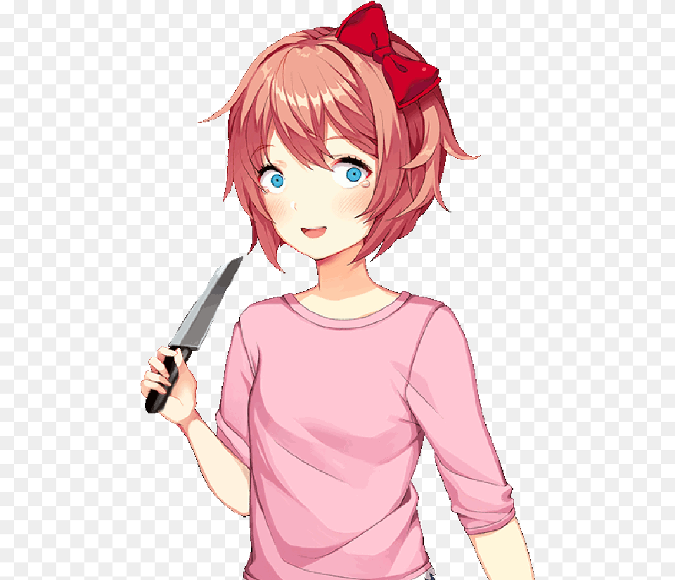 Doki Doki Literature Club Sayori Gif, Publication, Book, Comics, Baby Png Image