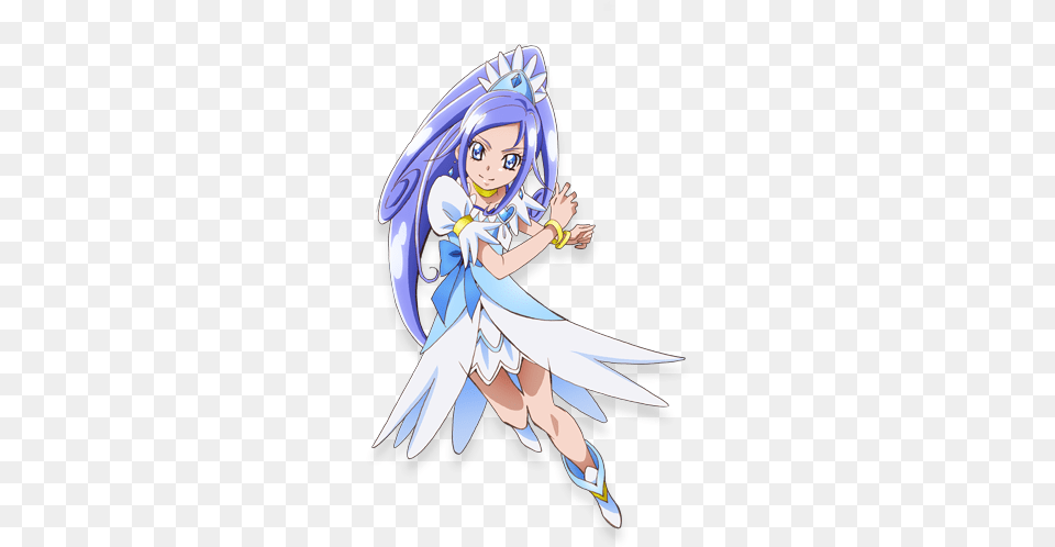 Doki Doki Pretty Cure Movie Cure Diamond Pose2 Cartoon, Book, Comics, Publication, Adult Free Png Download