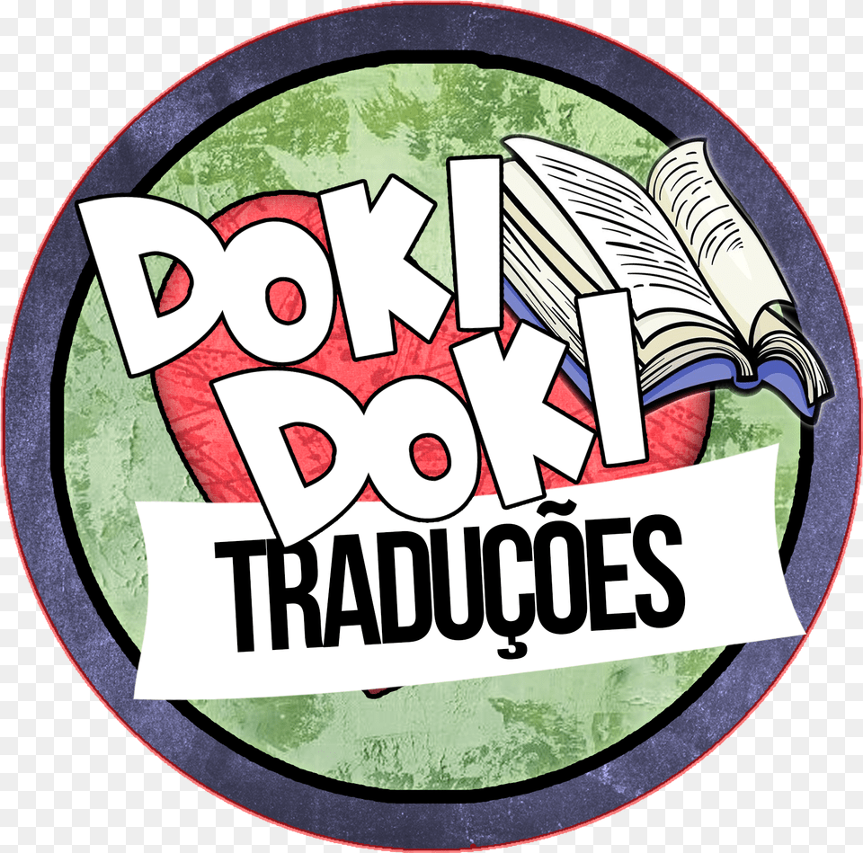 Doki Literature Club Language, Sticker, Logo, Book, Publication Png