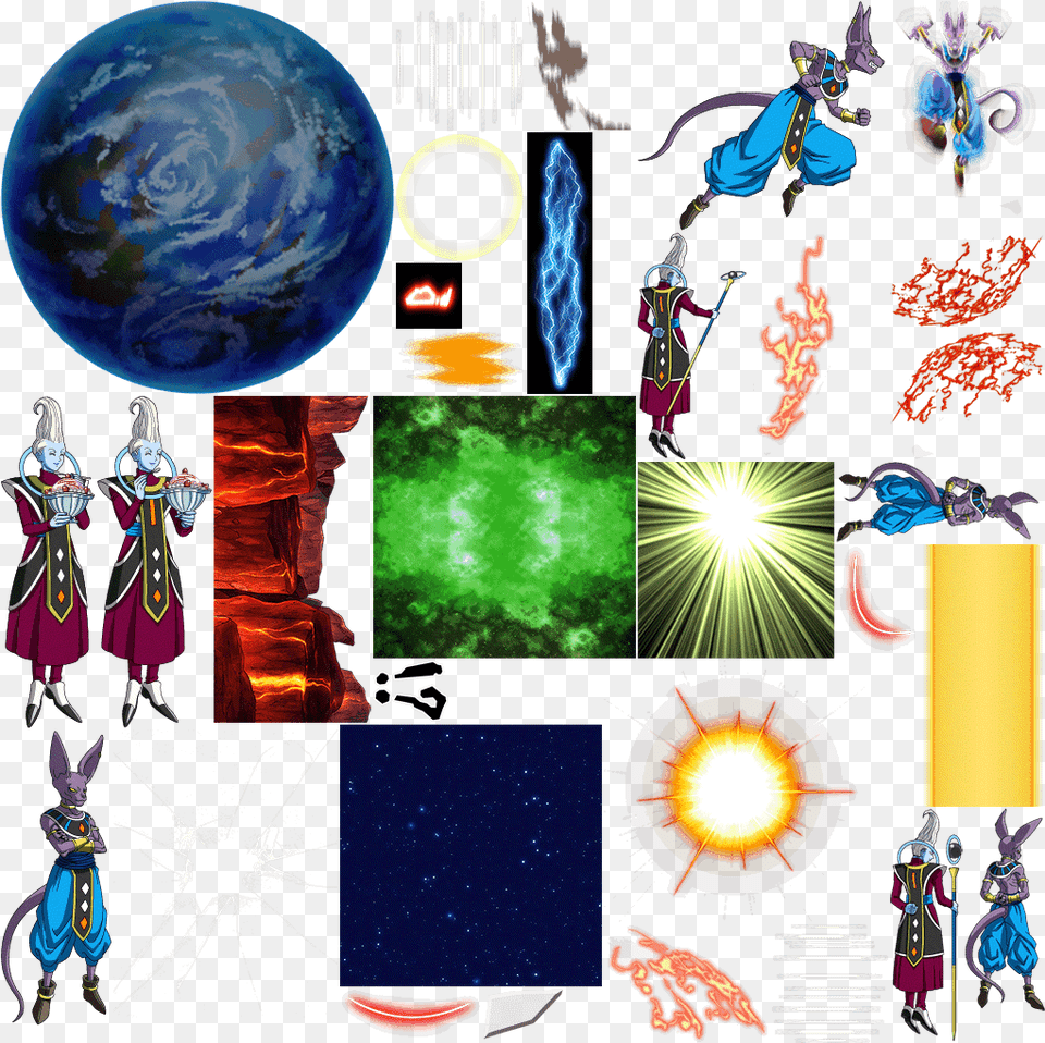 Dokkan Assets But Merry Wavesquad Earth, Art, Collage, Adult, Female Free Png Download