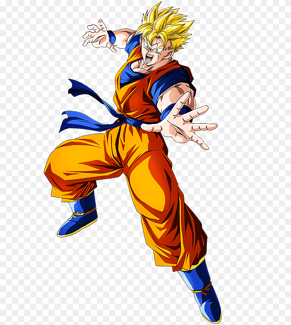 Dokkanbattle A Desperate Stand Super Saiyan Gohan Future Gohan Ssj, Publication, Book, Comics, Person Free Transparent Png