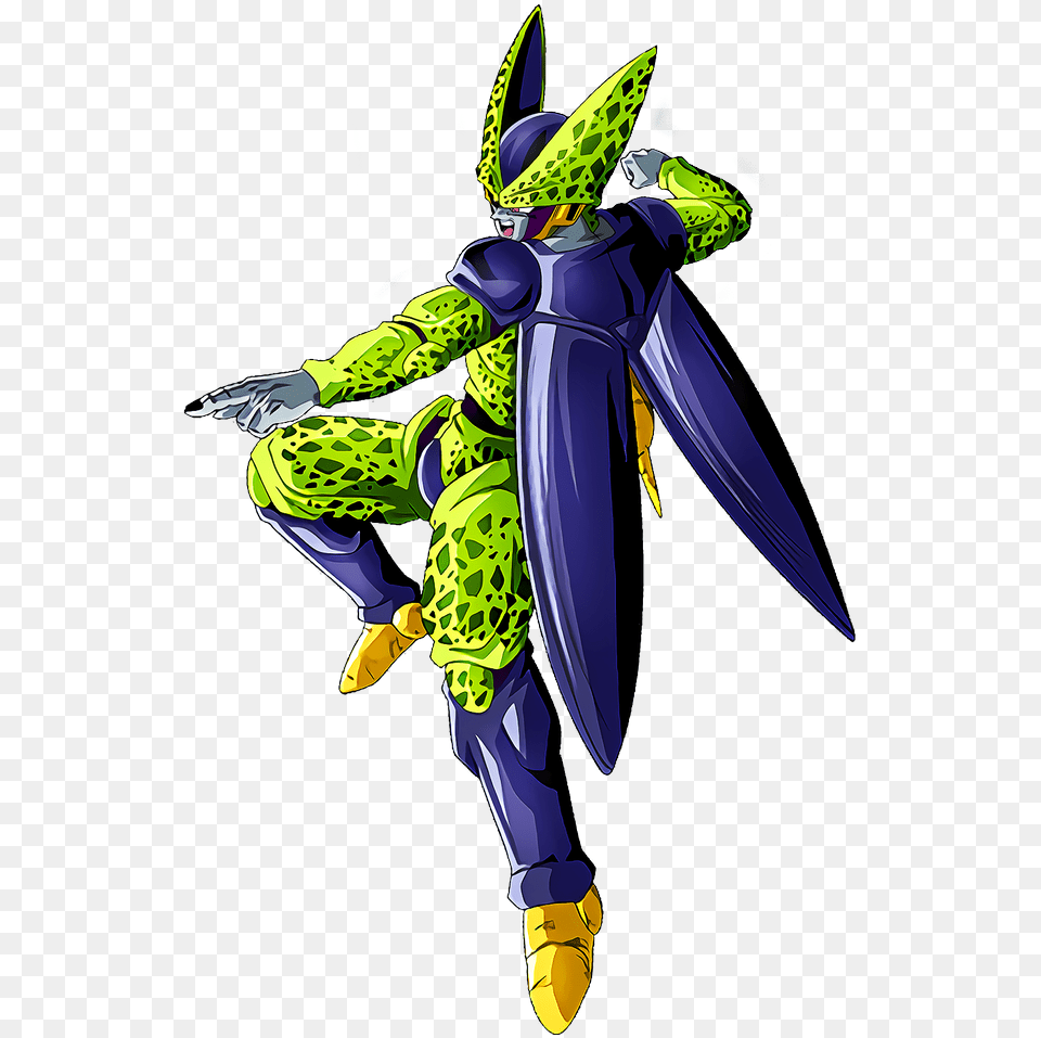 Dokkanbattle Revival Rematch Cell Character, Book, Comics, Publication, Insect Free Png Download