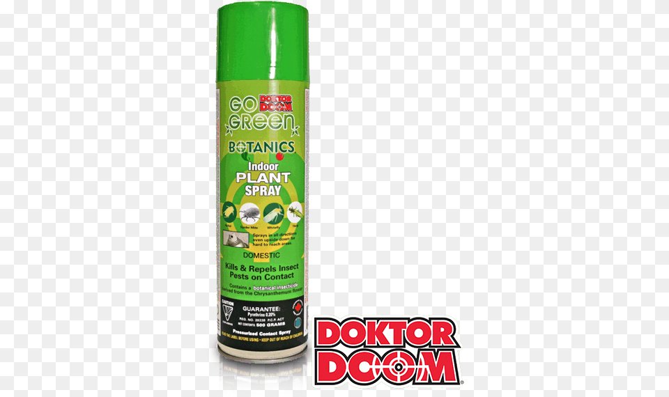 Doktor Doom Botanics Indoor Plant Spray 500 Gram Plant Spray, Can, Spray Can, Tin, Herbal Free Transparent Png