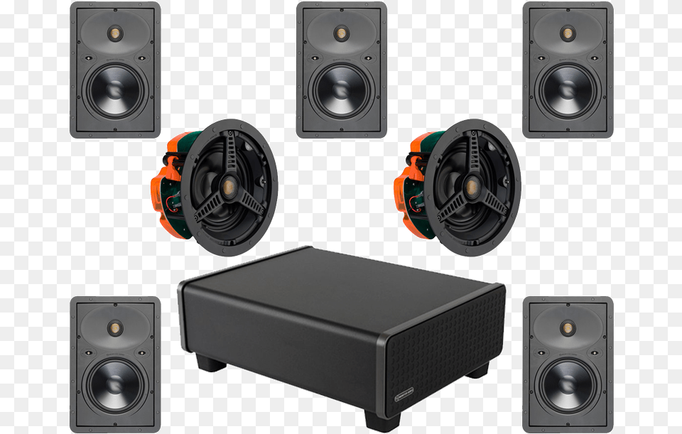 Dolby Atmos 51 2 Speaker Package, Electronics Png Image