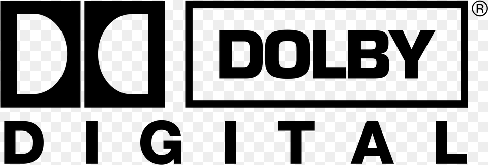 Dolby Digital Logo Dolby Digital Logo, Gray Free Transparent Png
