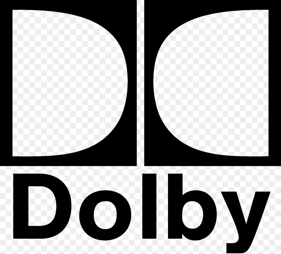Dolby Dolby Digital, Sticker, Logo, Stencil Free Png