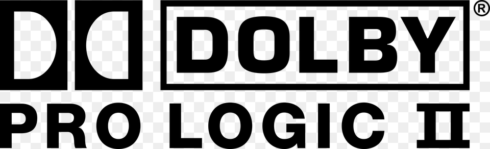 Dolby Pro Logic Ii 2006 Dolby Pro Logic Ii Logo, Gray Free Png Download