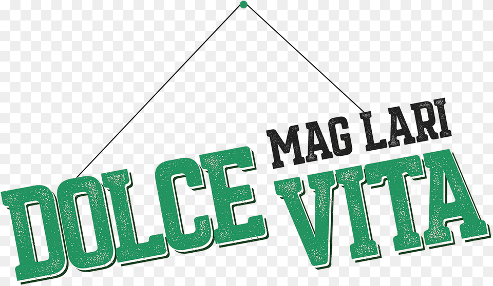 Dolcevita Titulo Illustration, Green, Text Free Png