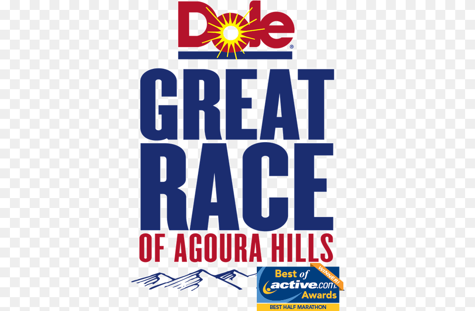 Dole Great Race Of Agoura Hills Great Race Of Agoura Hills, Advertisement, Book, Poster, Publication Free Png Download